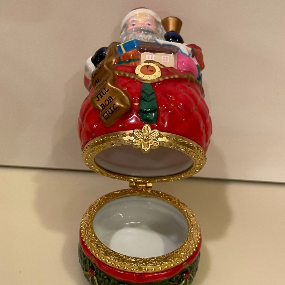Christopher Radko Nick of Time Porcelain Box - Picture 3 of 4